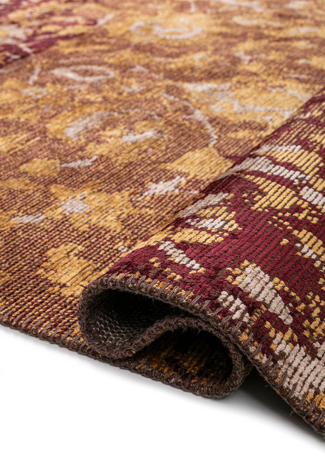 Ornella Gold - Cherry Rug Rugs - Venetto Design Venettodesign.com