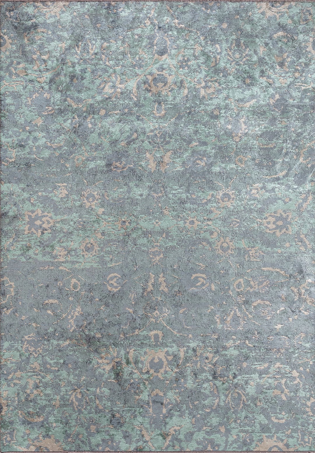 Ornella Blue - River Green Rug Rugs - Venetto Design Venettodesign.com