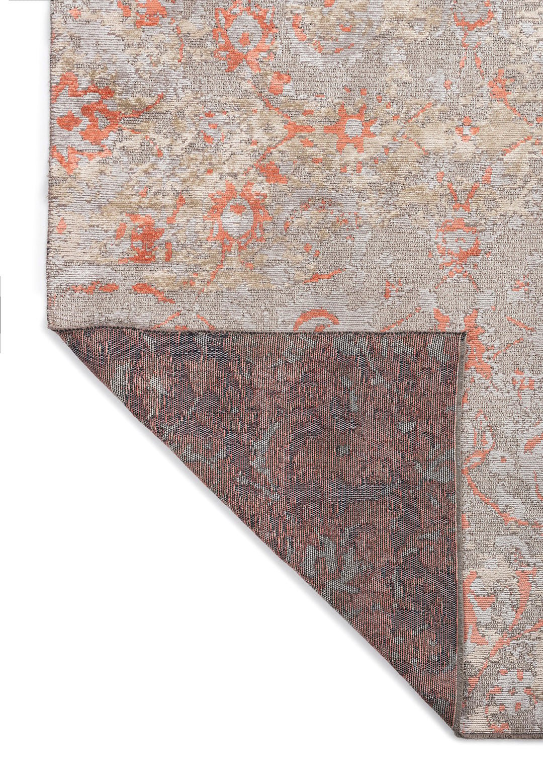 Ornella Light Coral - Cream Rug Rugs - Venetto Design Venettodesign.com