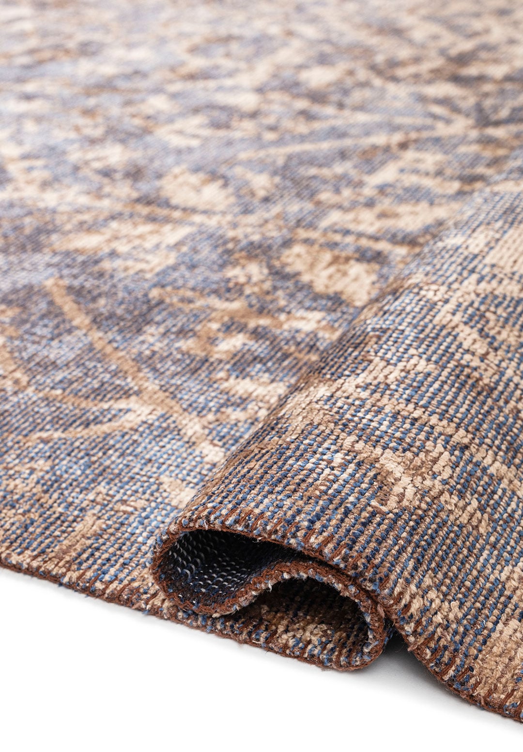 Fable Navy Blue - Beige Rug Rugs - Venetto Design Venettodesign.com