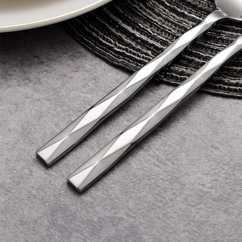 Svelte Silver Luxury Cutlery Set