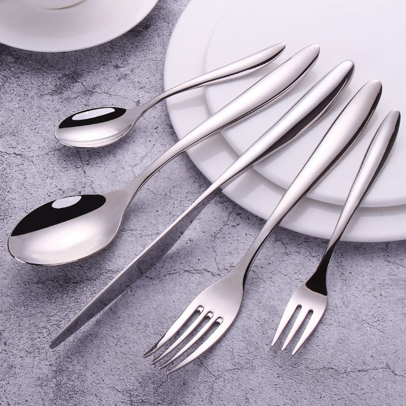 Aristo Silver Luxury 18/10 Stainless Steel Cutlery Set - Venetto Design Venettodesign.com