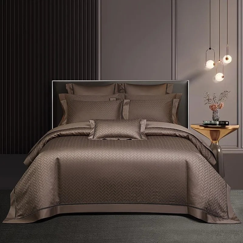 Jana Jacquard Egyptian Cotton Luxury Bedding Set