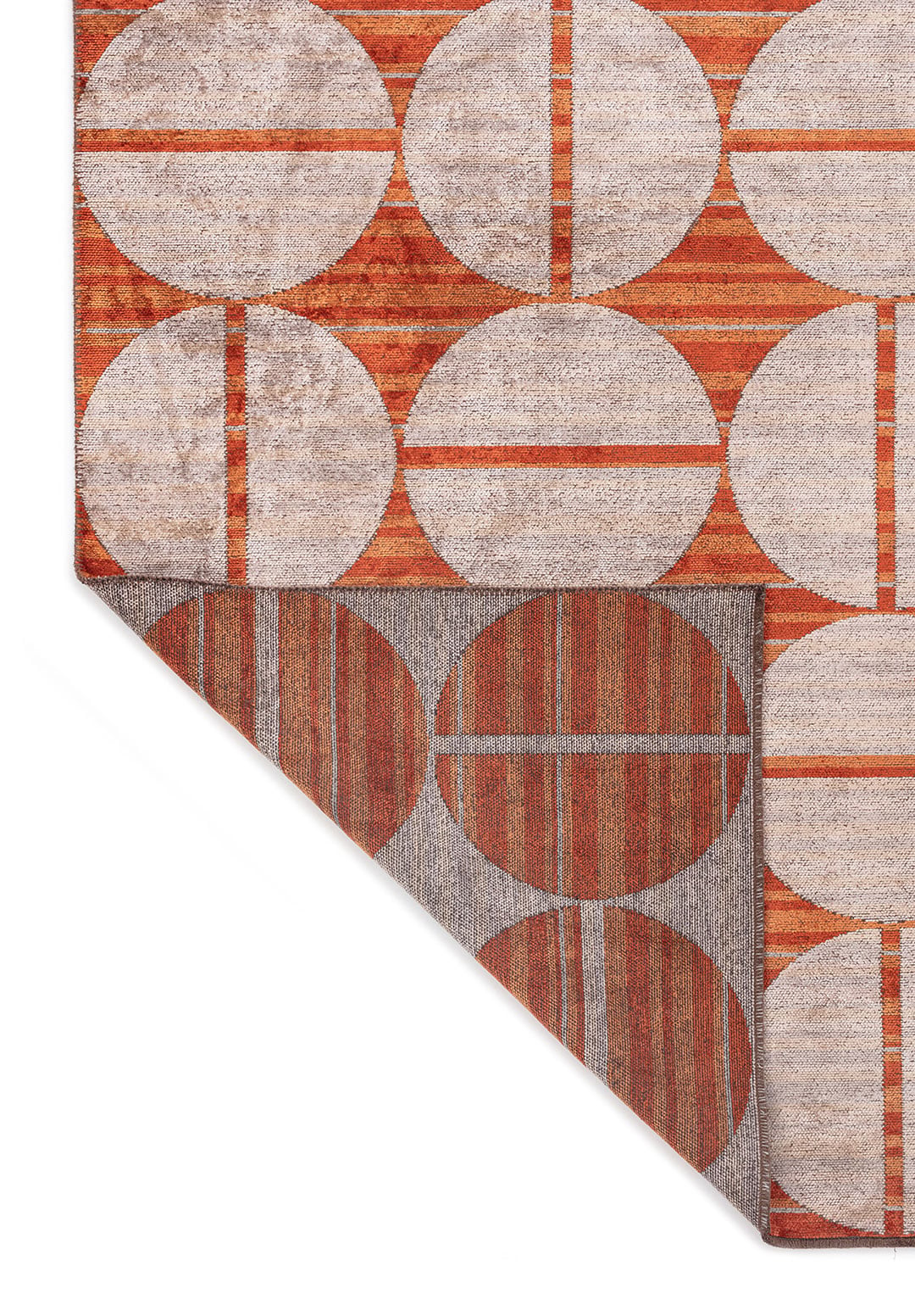 Eclipse Rust - Terra Rug Rugs - Venetto Design Venettodesign.com