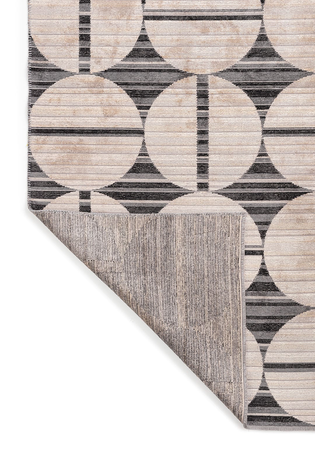 Eclipse Black - Charcoal Rug Rugs - Venetto Design Venettodesign.com