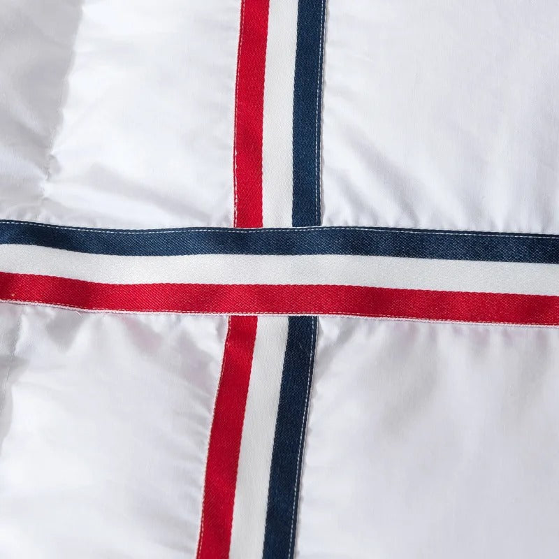 Ghaith Tri-Striped Goose Down Cotton Comforter