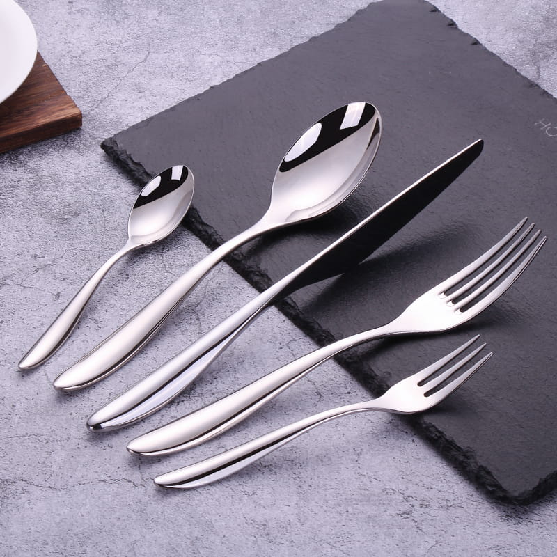 Aristo Silver Luxury 18/10 Stainless Steel Cutlery Set - Venetto Design Venettodesign.com