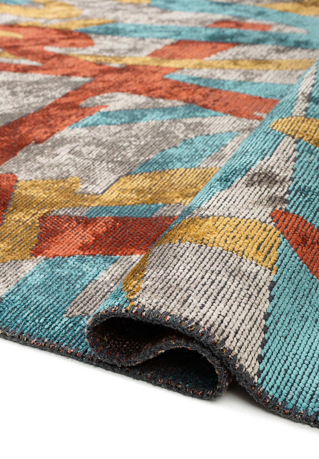 Carnival Dark Terra - Cream Rug Rugs - Venetto Design Venettodesign.com