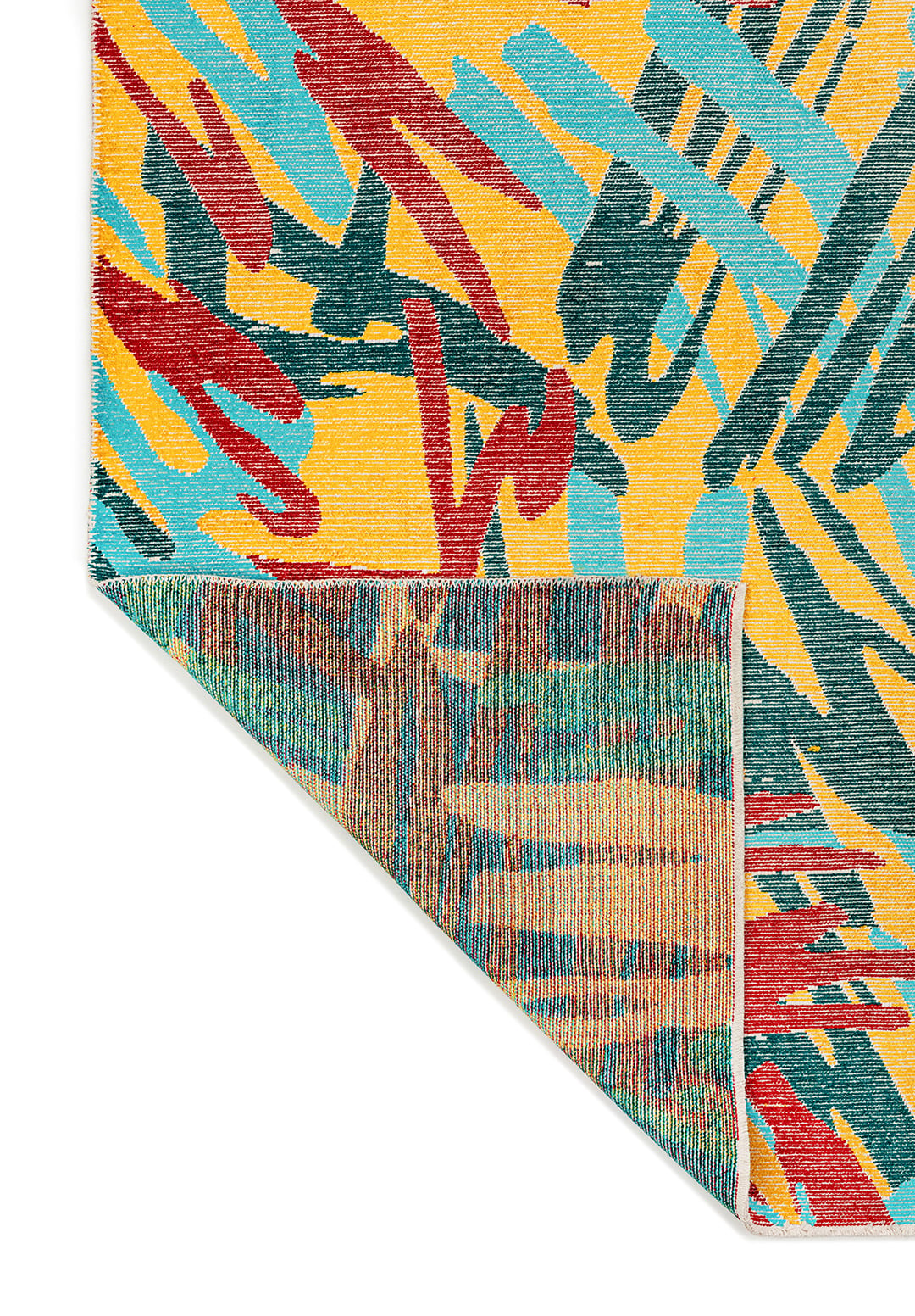 Carnival Red - Yellow Rug Rugs - Venetto Design Venettodesign.com