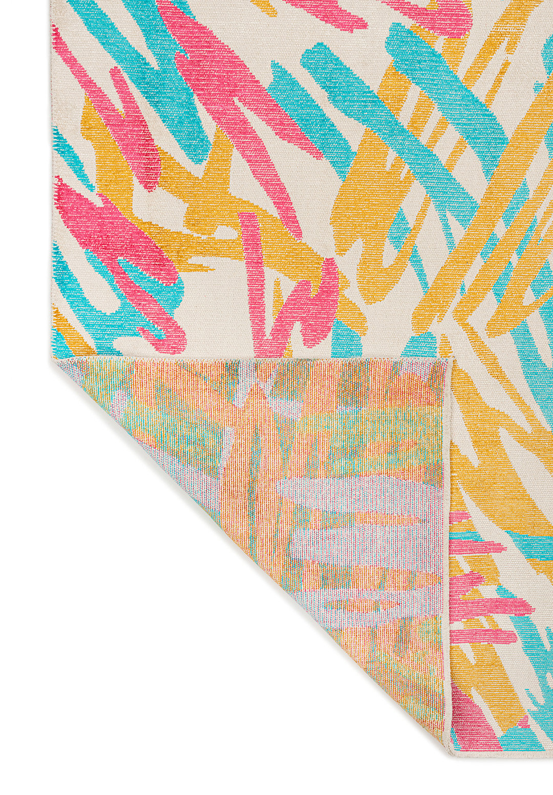 Carnival Pink - Ecru Rug Rugs - Venetto Design Venettodesign.com