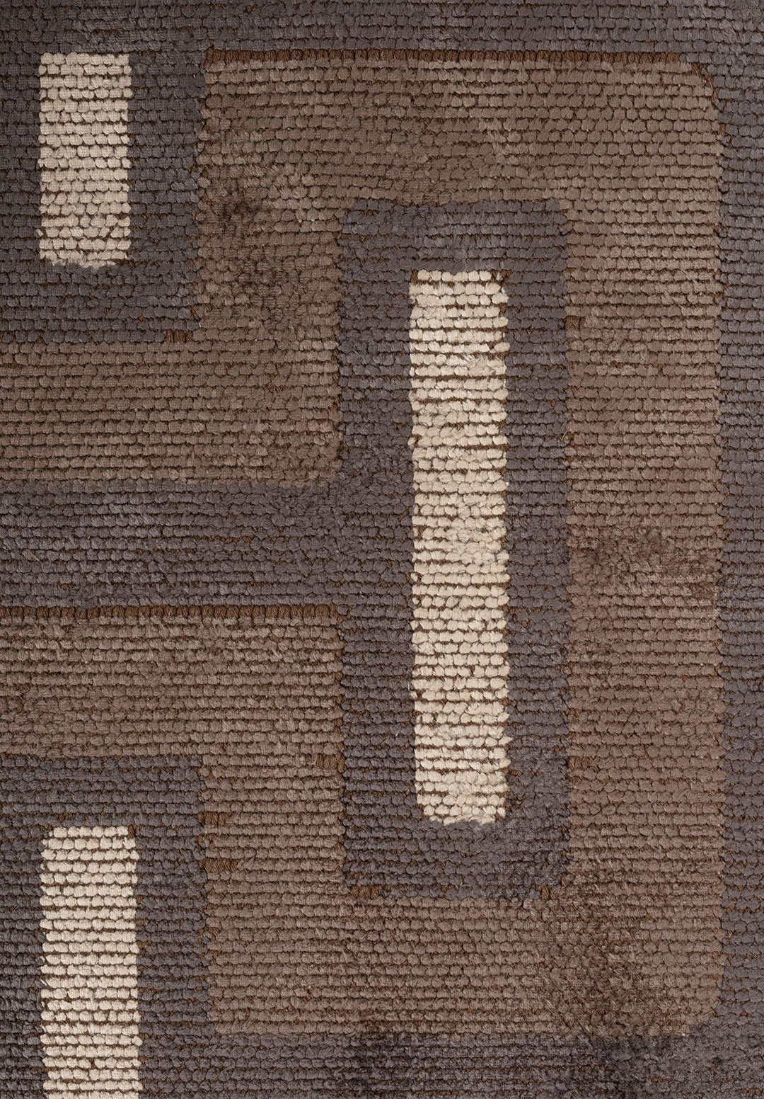Meander Charcoal - Dark Mink Rug Rugs - Venetto Design Venettodesign.com