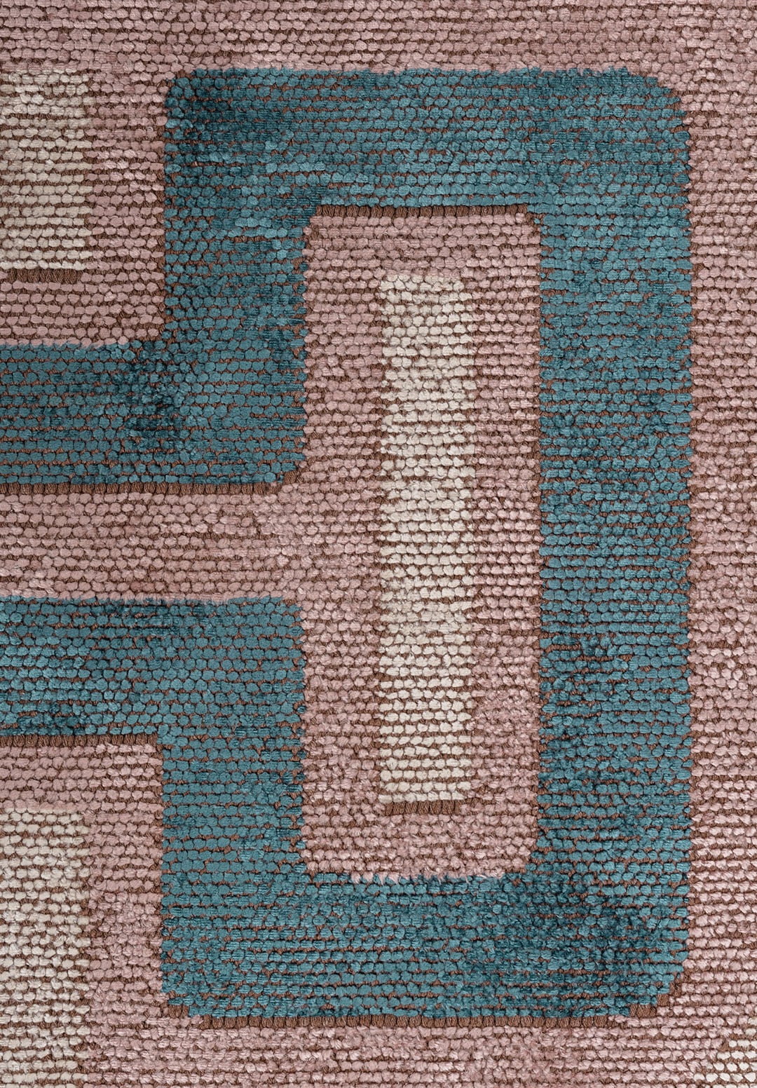 Meander Damson - Petrol Rug Rugs - Venetto Design Venettodesign.com