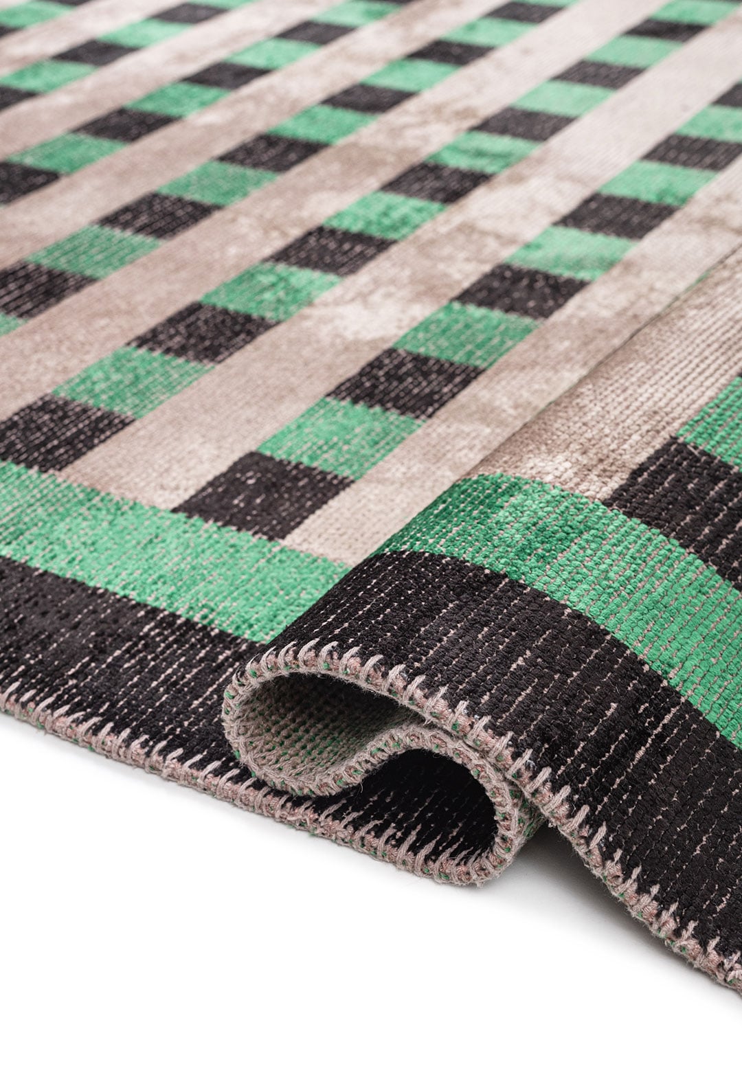 Modulo Nougat - Grass Green Rug Rugs - Venetto Design Venettodesign.com