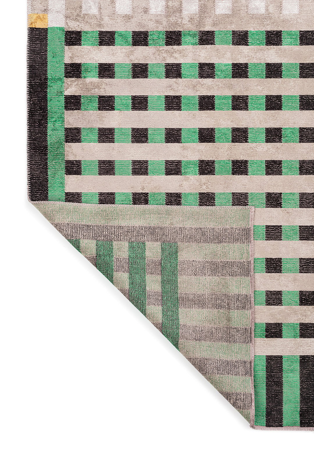 Modulo Nougat - Grass Green Rug Rugs - Venetto Design Venettodesign.com