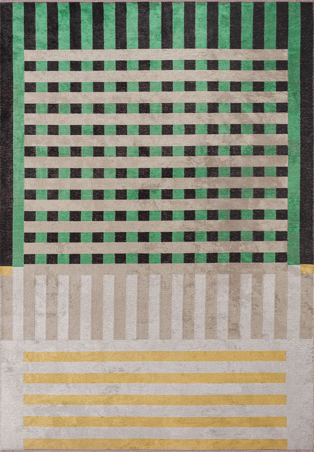 Modulo Nougat - Grass Green Rug Rugs - Venetto Design Venettodesign.com