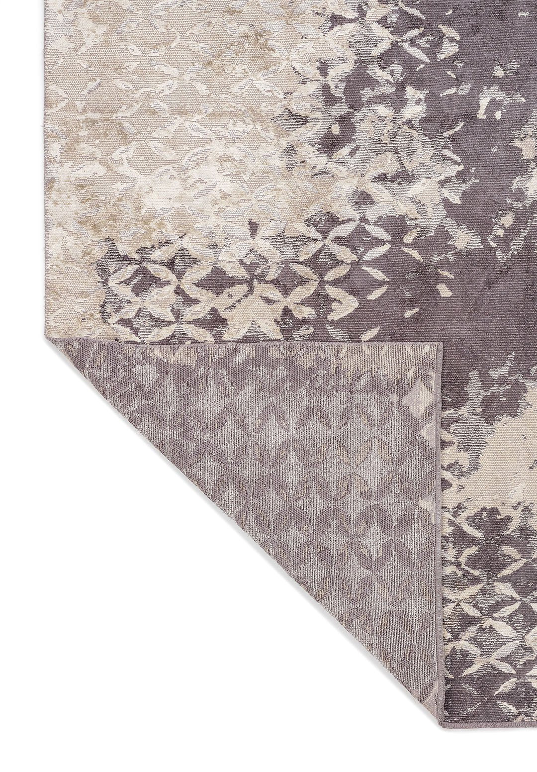 Bloom Charcoal - Cream Rug Rugs - Venetto Design Venettodesign.com