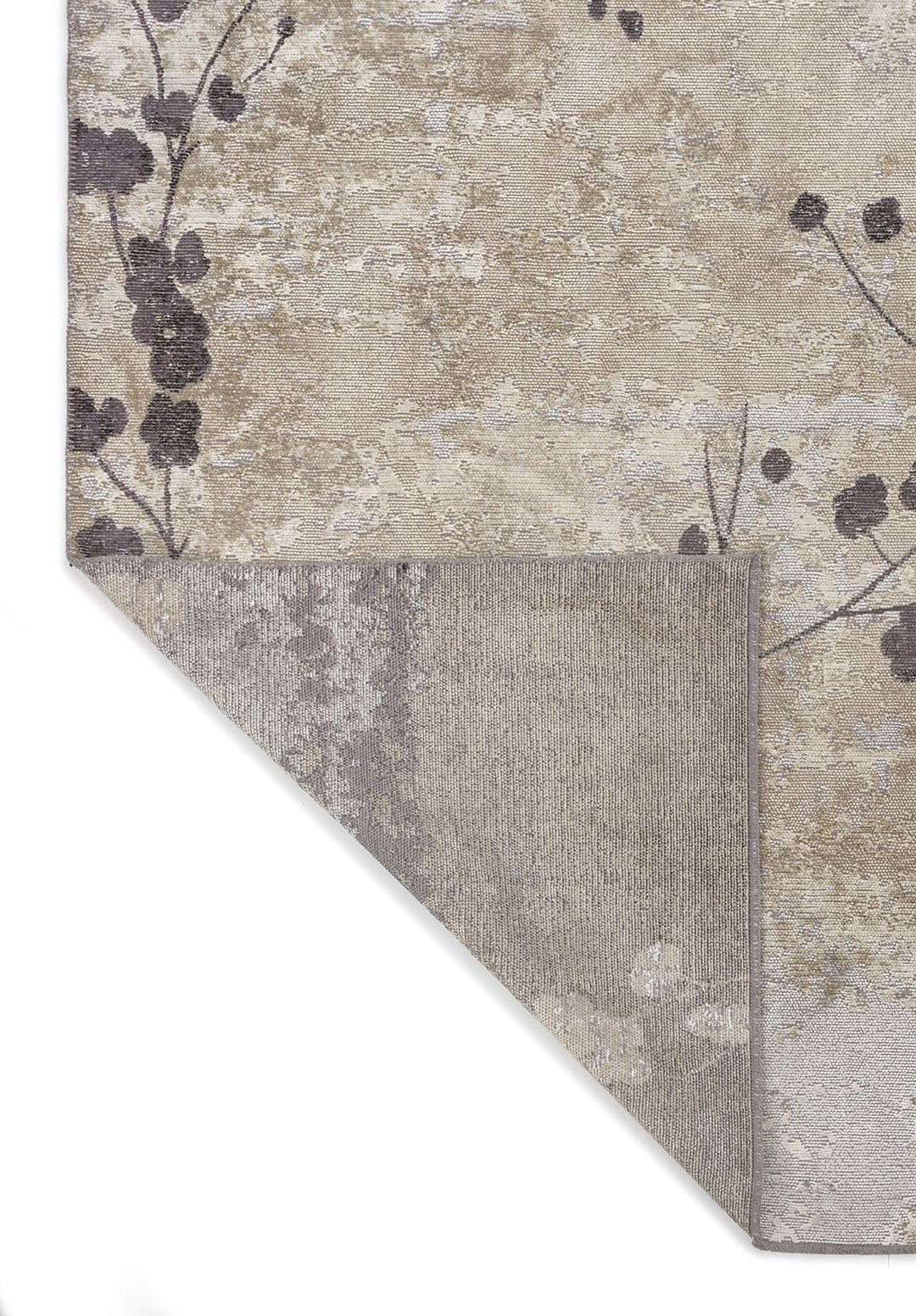 Blossom Charcoal - Cream Rug Rugs - Venetto Design Venettodesign.com