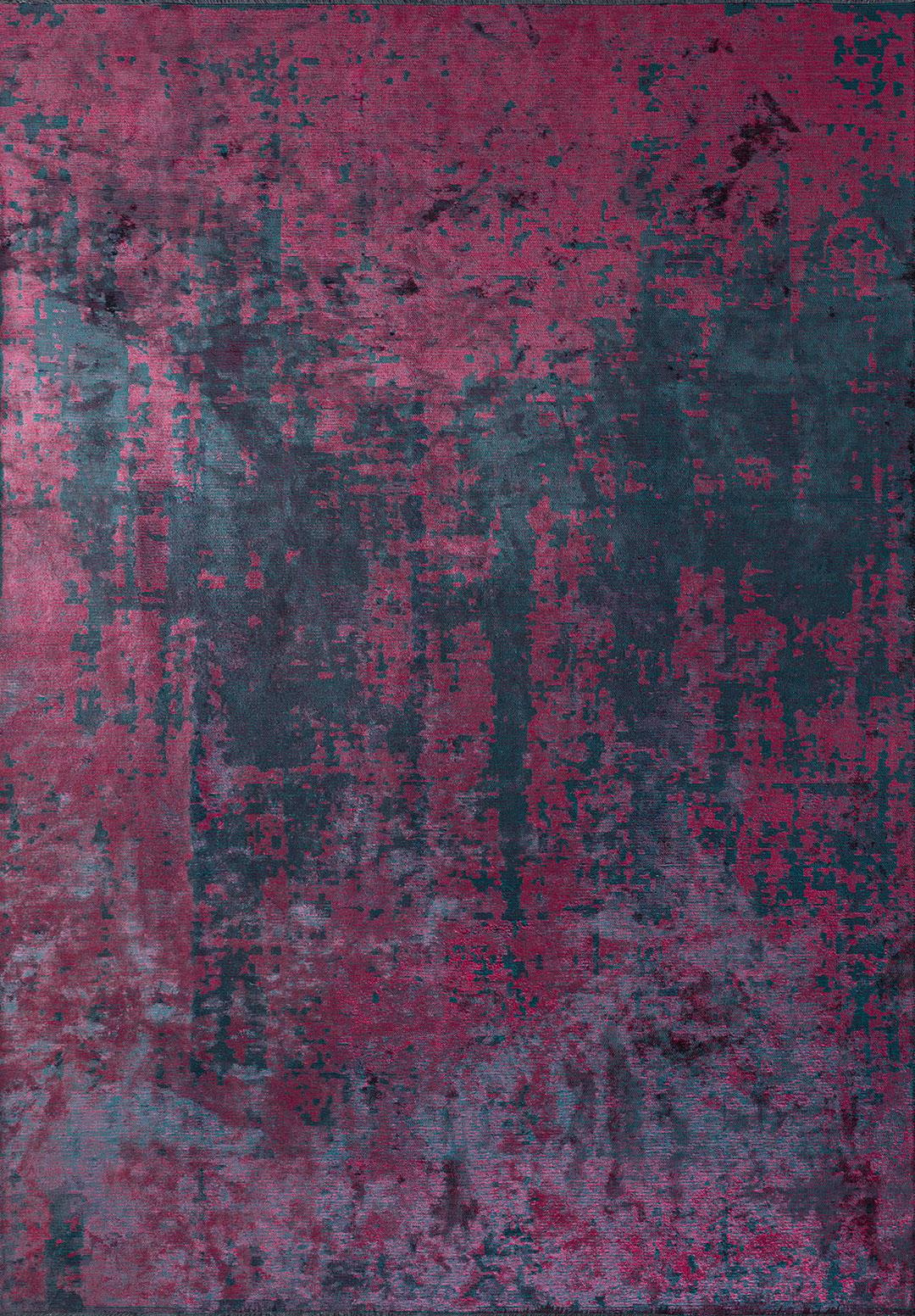 Horizon Dark Turquoise - Magenta Rug Rugs - Venetto Design Venettodesign.com