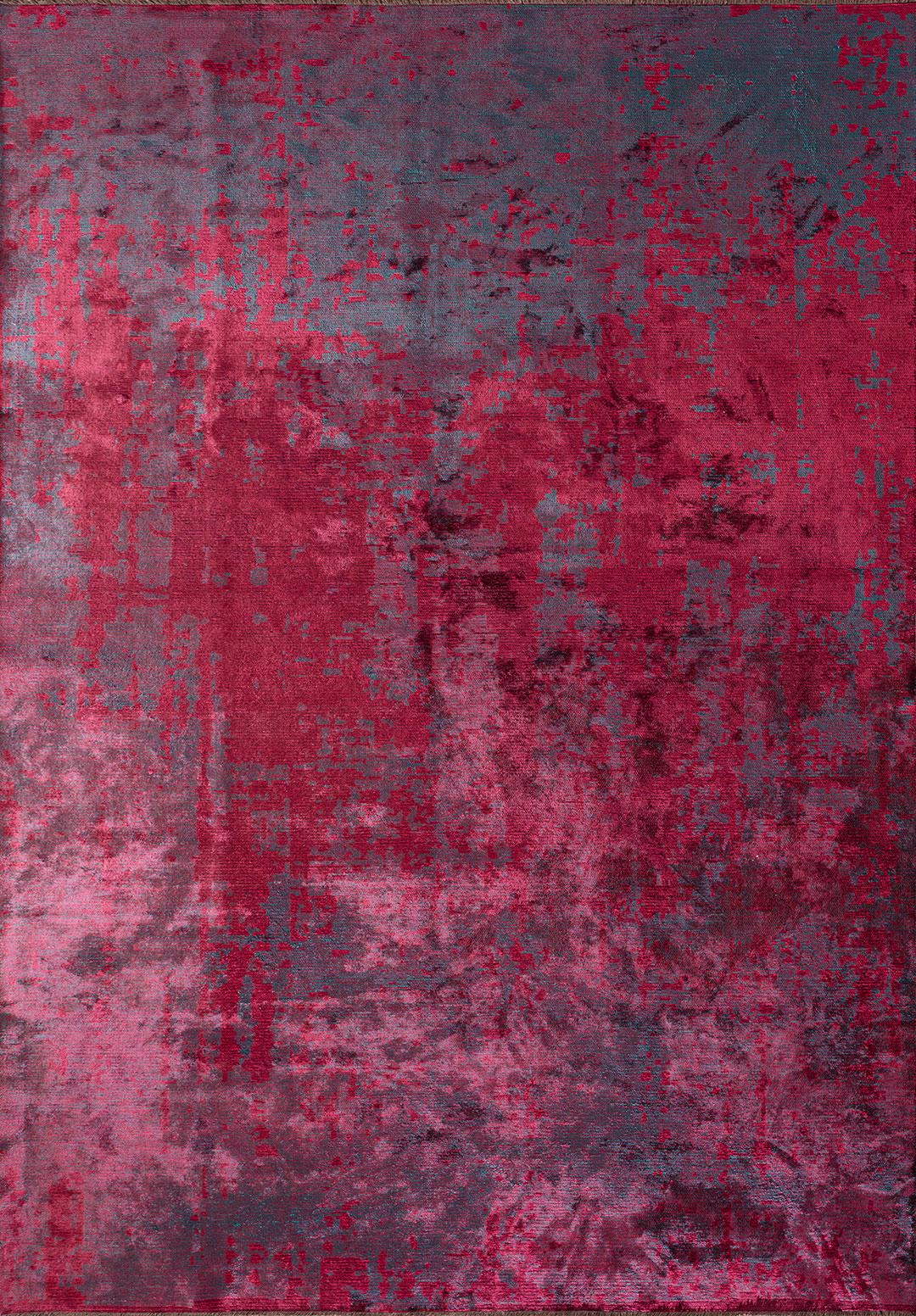 Horizon Magenta - Dark Turquoise Rug Rugs - Venetto Design Venettodesign.com