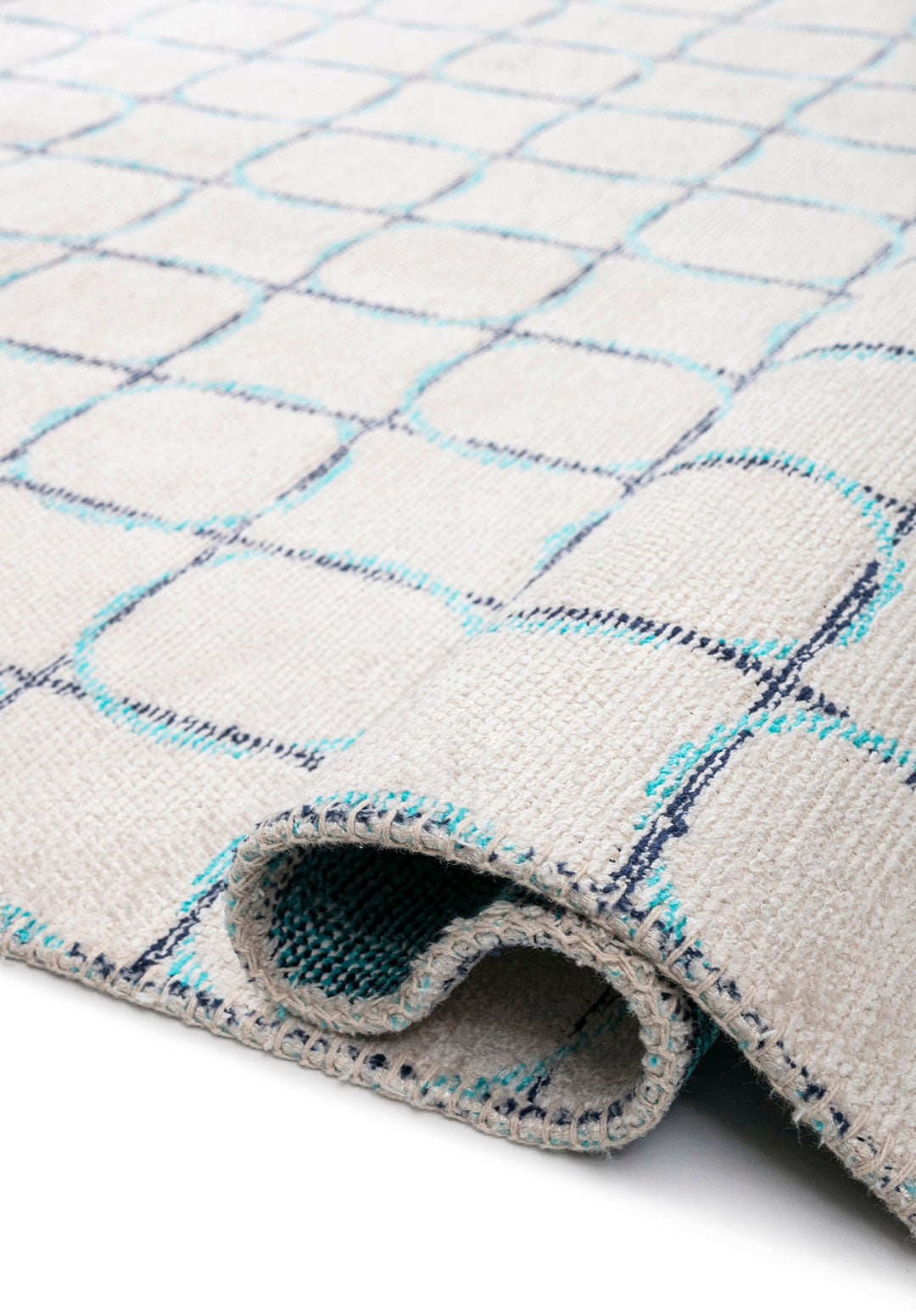 Equinox Cacao - Petrol Rug Rugs - Venetto Design Venettodesign.com