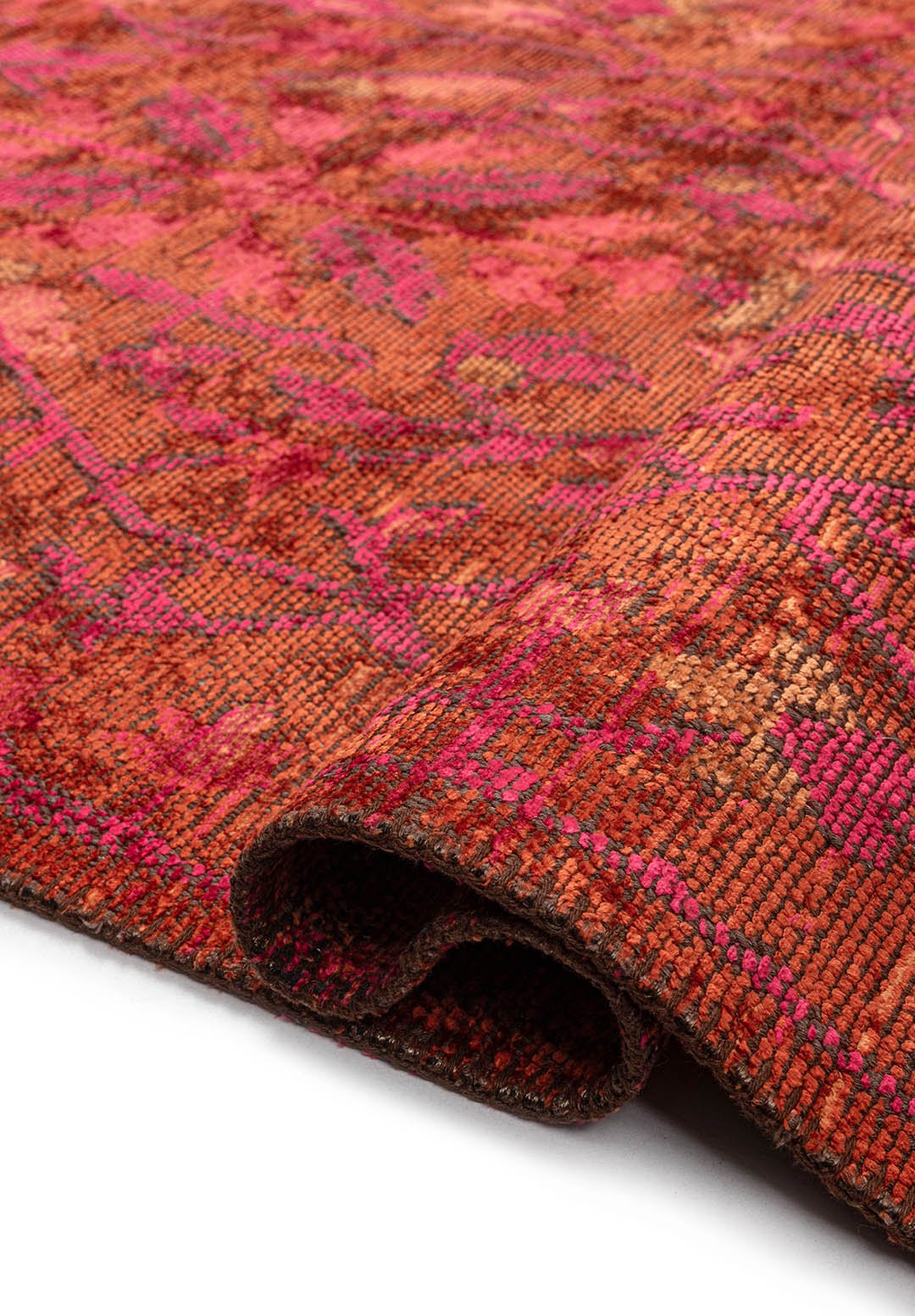 Fleur Terra - Fuchsia Rug Rugs - Venetto Design Venettodesign.com