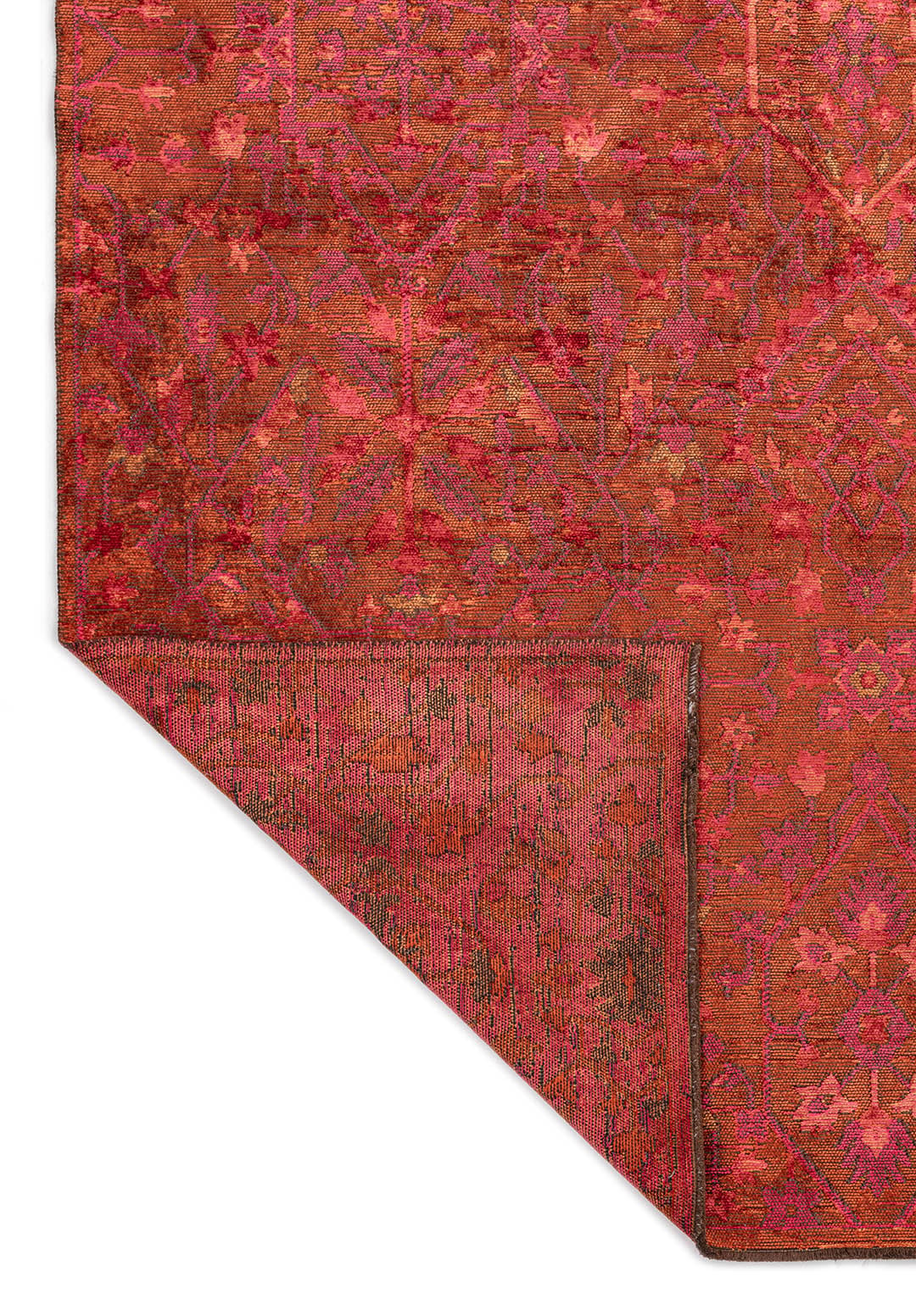 Fleur Terra - Fuchsia Rug Rugs - Venetto Design Venettodesign.com