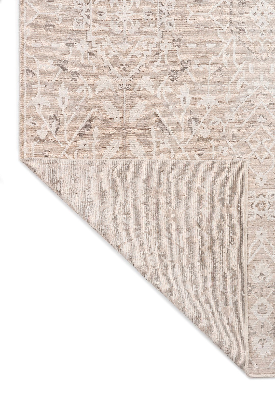 Fleur Nougat - Ecru Rug Rugs - Venetto Design Venettodesign.com