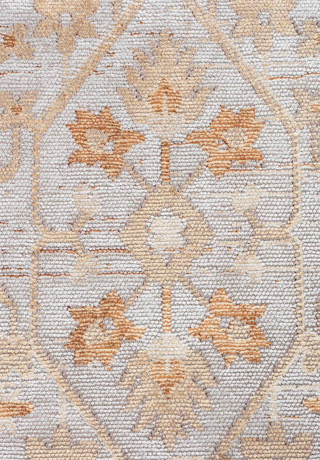 Fleur Dark Beige - Light Grey Rug Rugs - Venetto Design Venettodesign.com