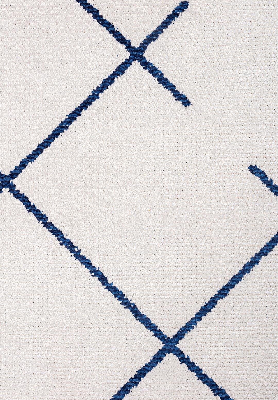 Fuse Dark Navy - Ecru Rug Rugs - Venetto Design Venettodesign.com