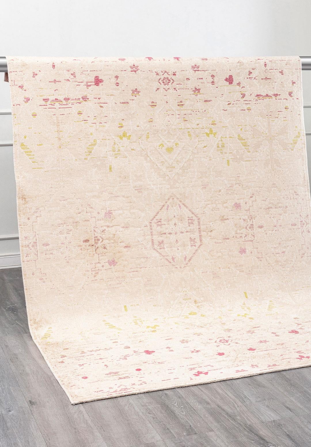 Fleur Cream - Damson Rug Rugs - Venetto Design Venettodesign.com