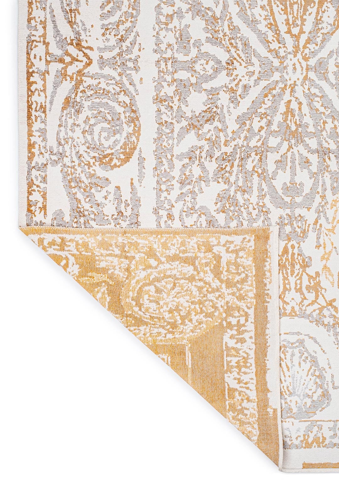 Lucentia  Grey - Mustard Rug