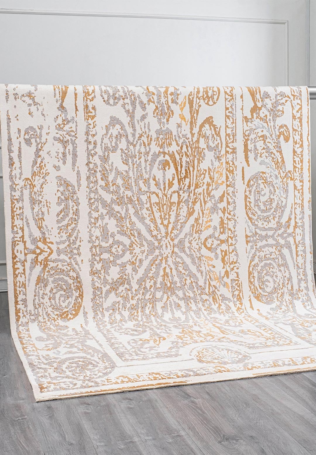 Lucentia  Grey - Mustard Rug