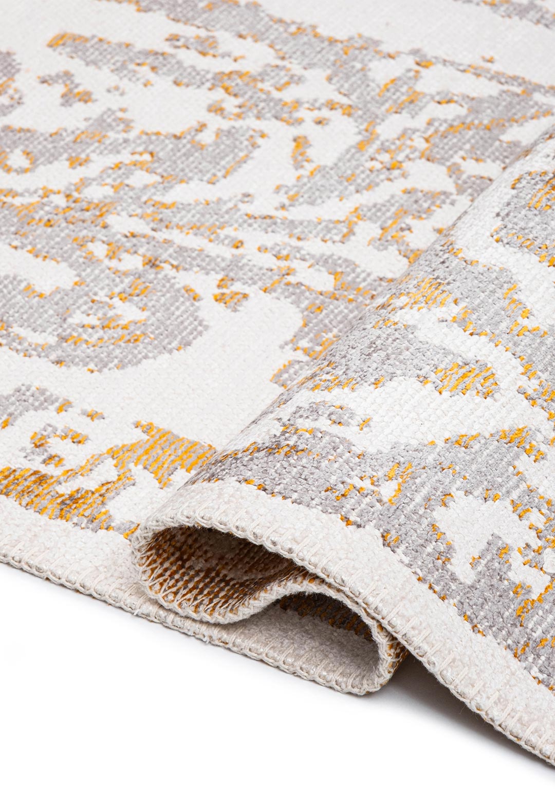 Lucentia  Grey - Mustard Rug