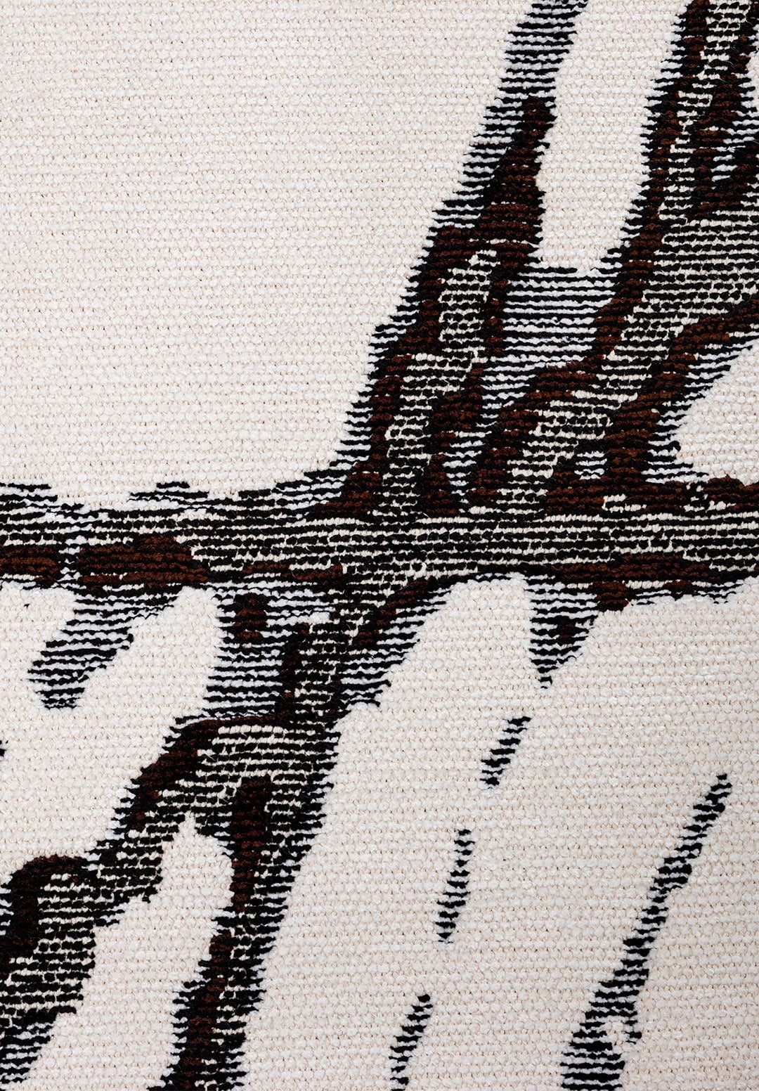 Crack Black - White Rug Rugs - Venetto Design Venettodesign.com
