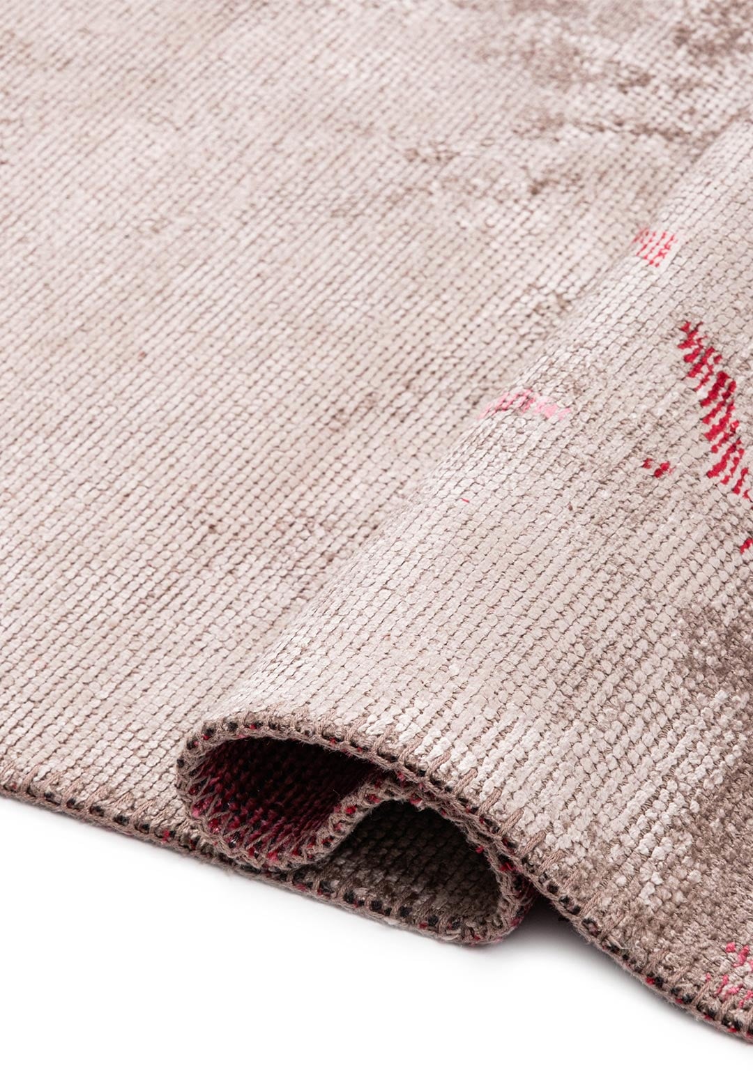Crack Magenta - Grey Rug Rugs - Venetto Design Venettodesign.com