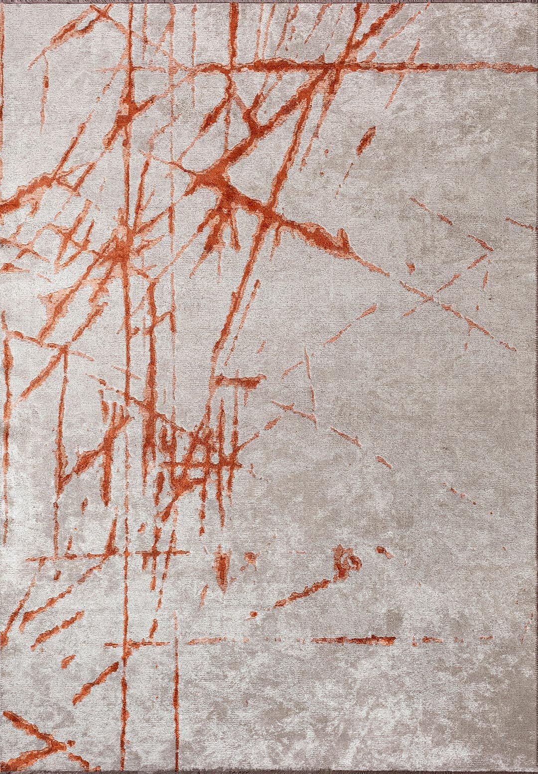 Crack Rust - Bone Rug Rugs - Venetto Design Venettodesign.com