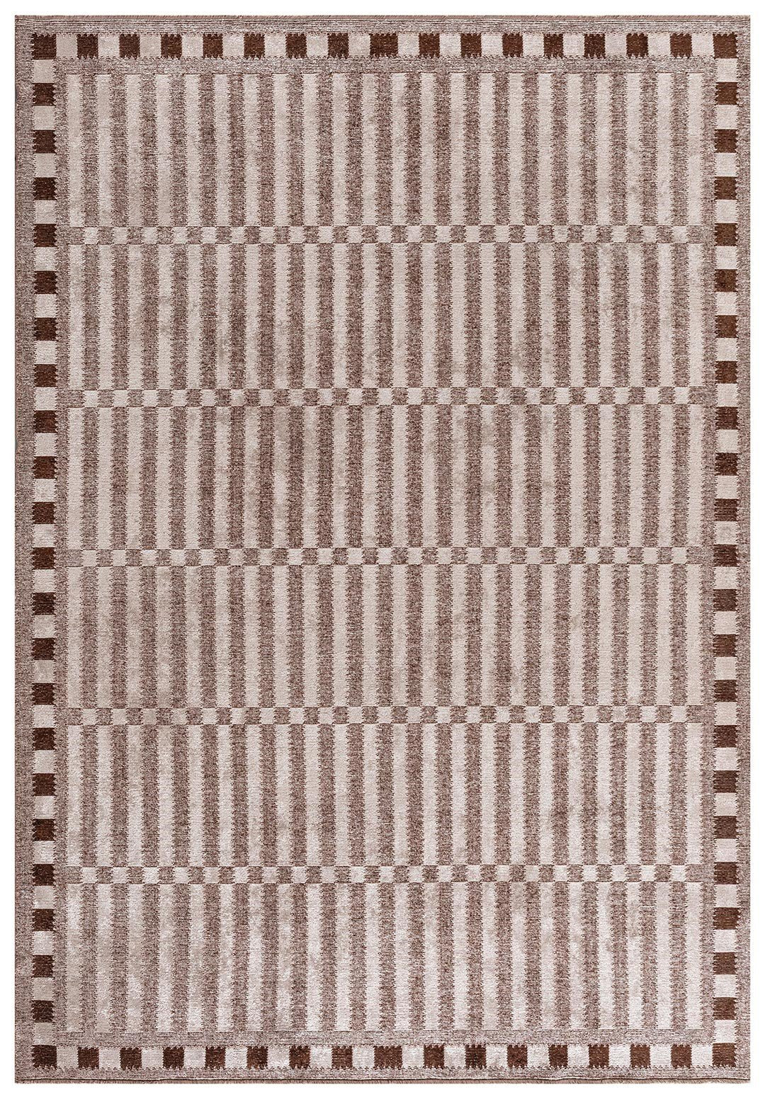 Rytmo Stone - Dark Brown Rug Rugs - Venetto Design Venettodesign.com