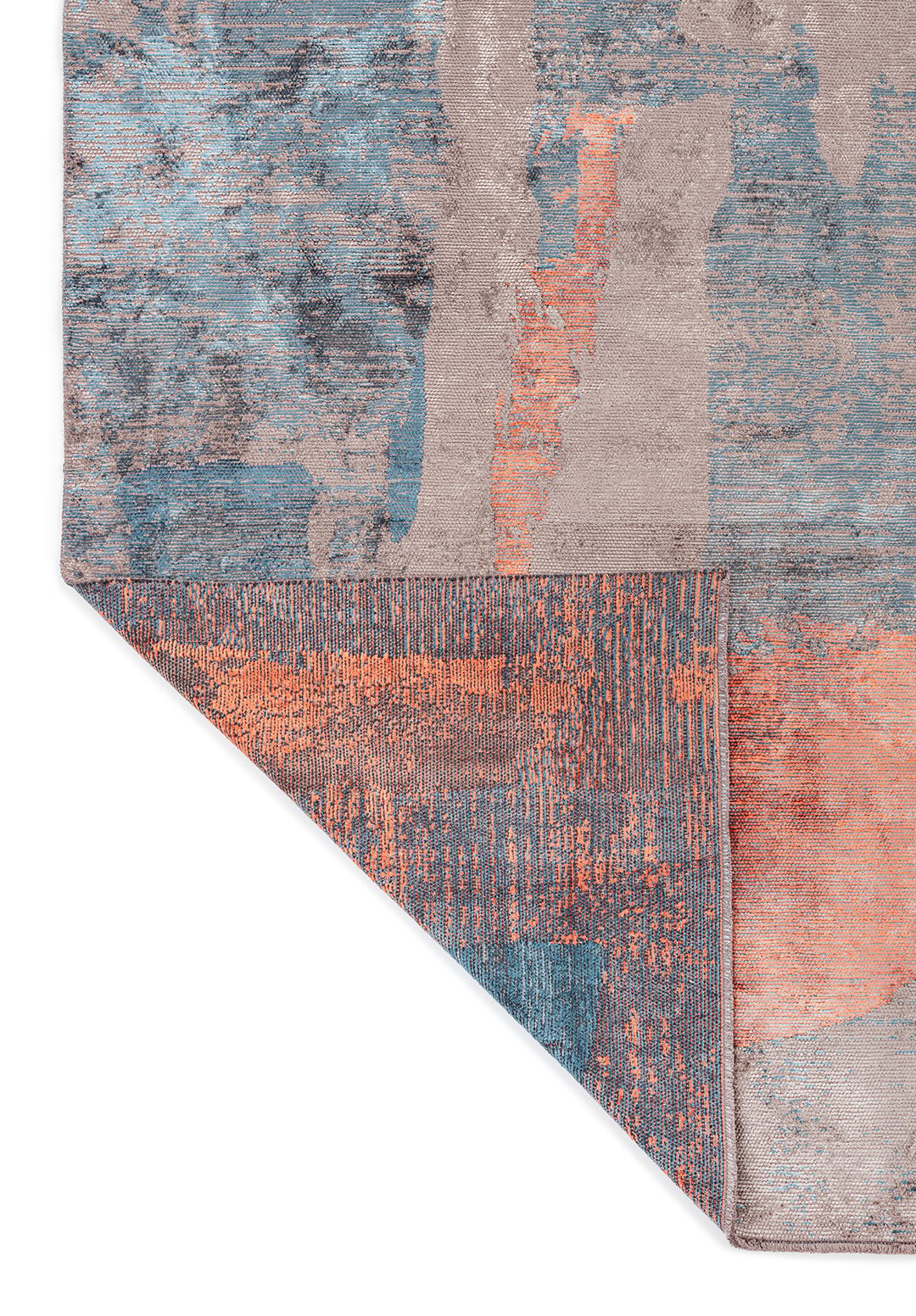 Bliss Dark Grey - Blue Rug Rugs - Venetto Design Venettodesign.com