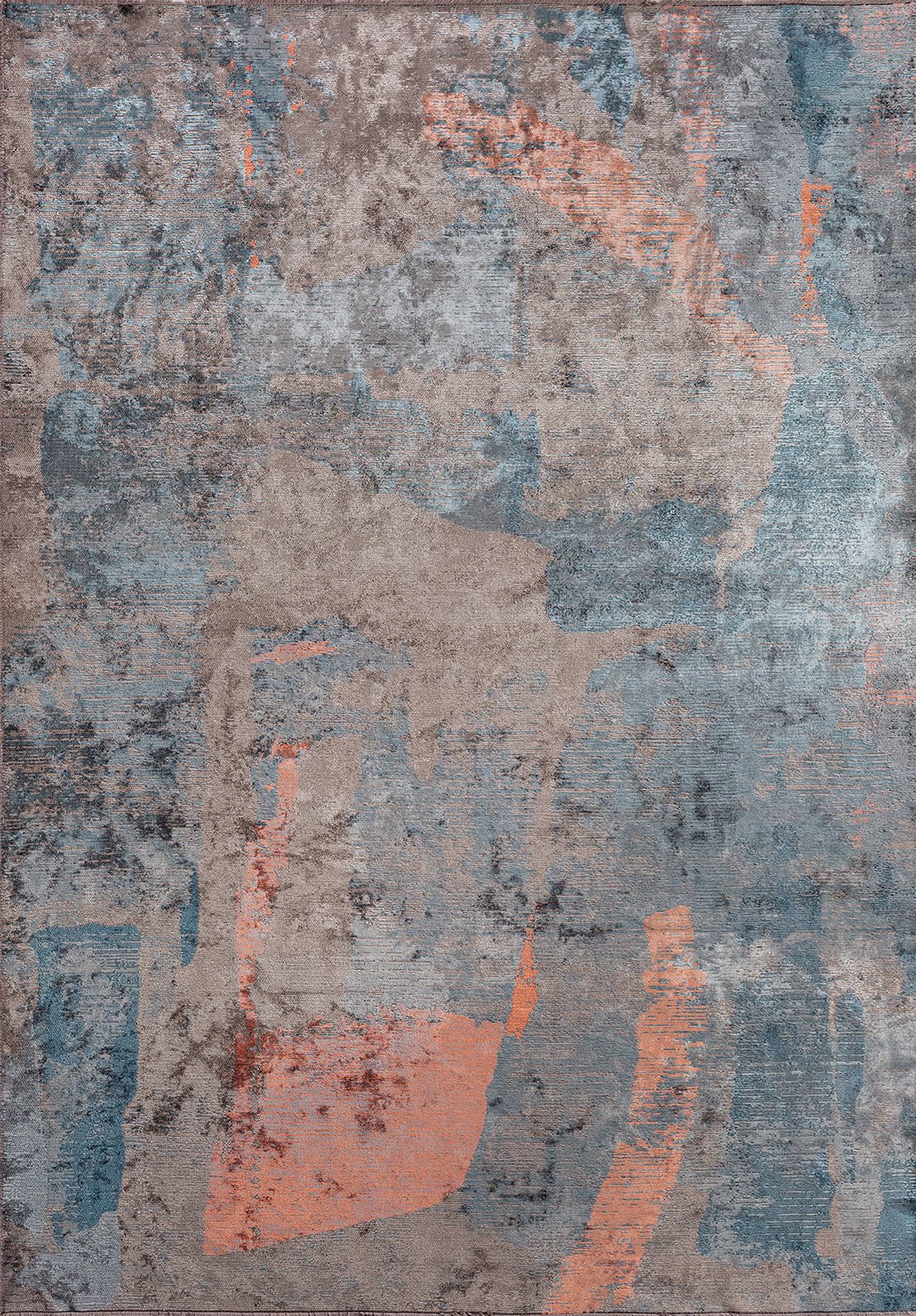 Bliss Dark Grey - Blue Rug Rugs - Venetto Design Venettodesign.com