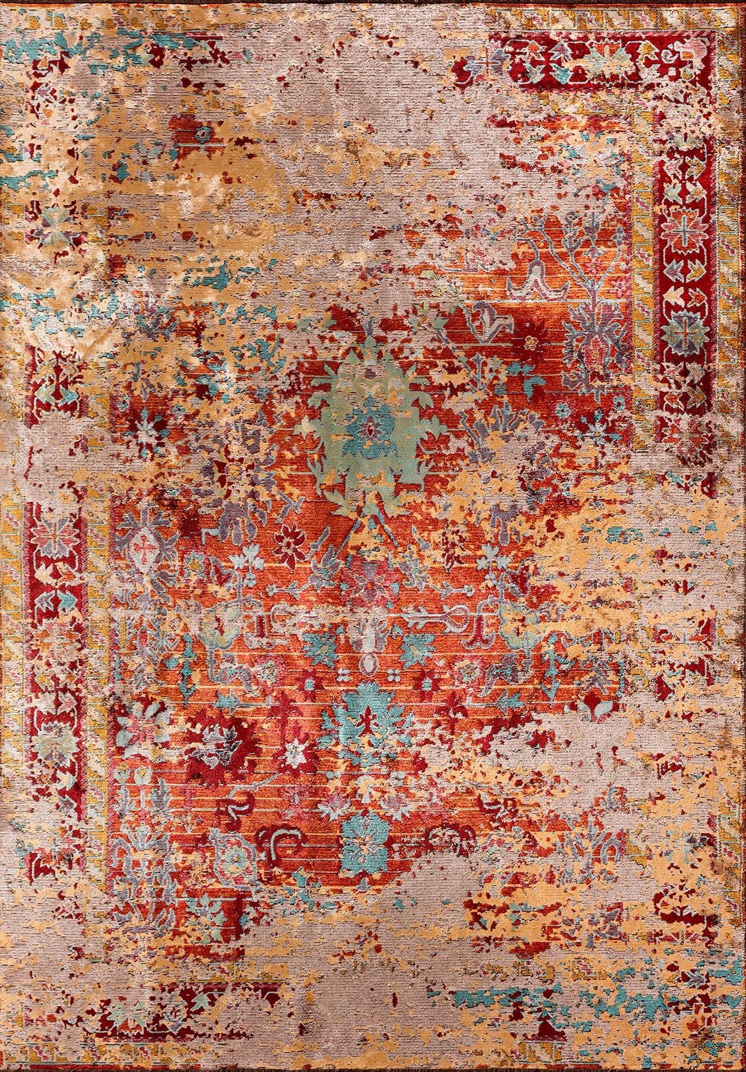 Prestige Bone - Mustard Rug Rugs - Venetto Design Venettodesign.com