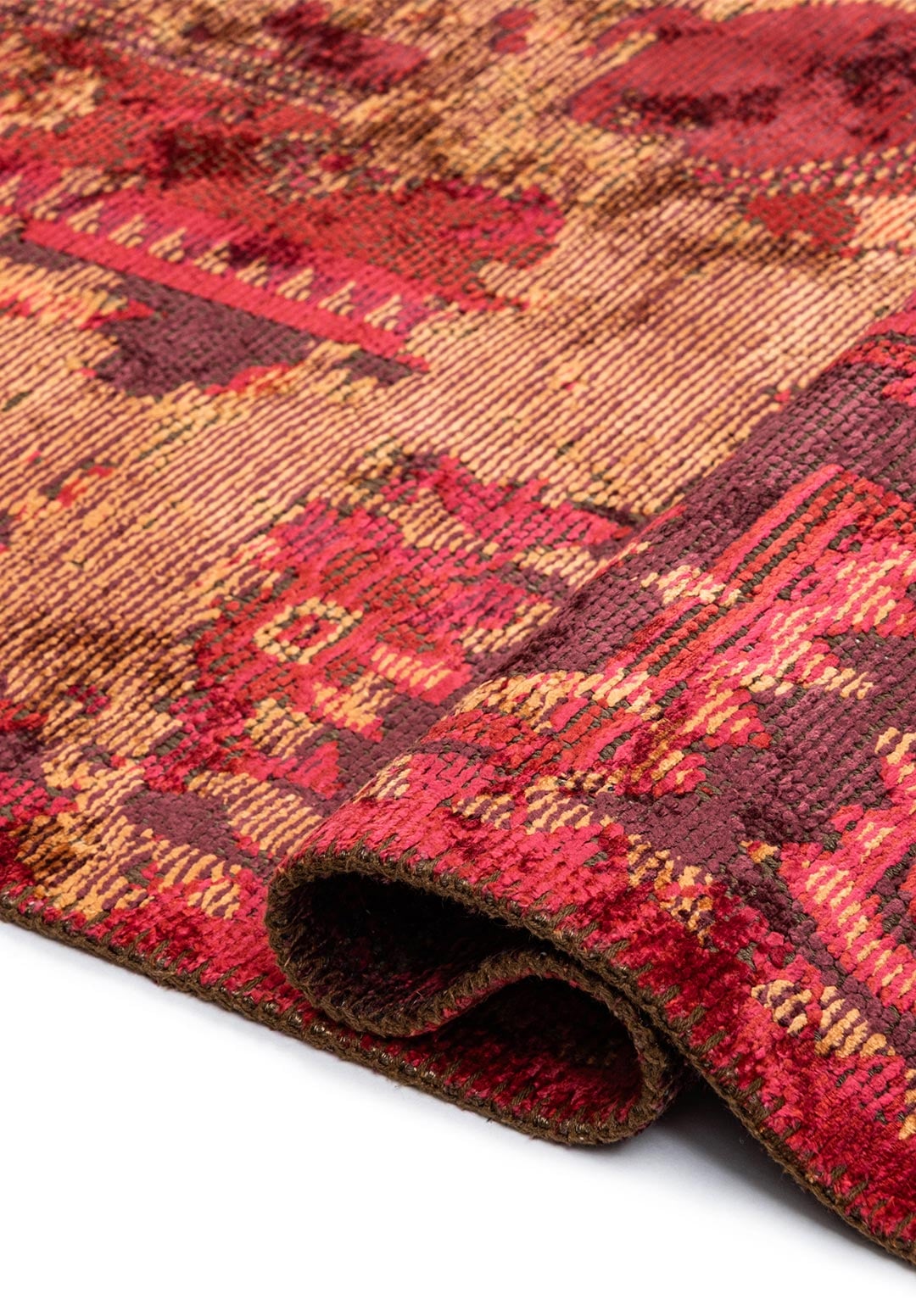 Vellora Magenta - Cherry Red Rug