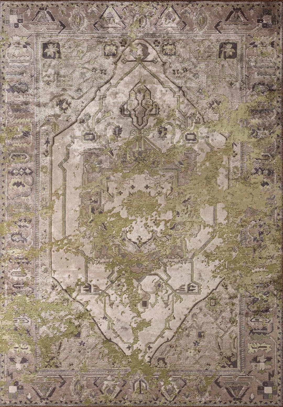 Emperor Green - Dark Grey Rug