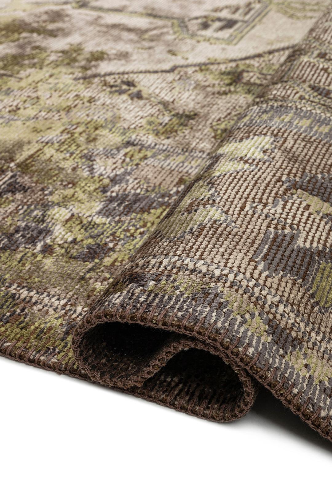 Emperor Green - Dark Grey Rug