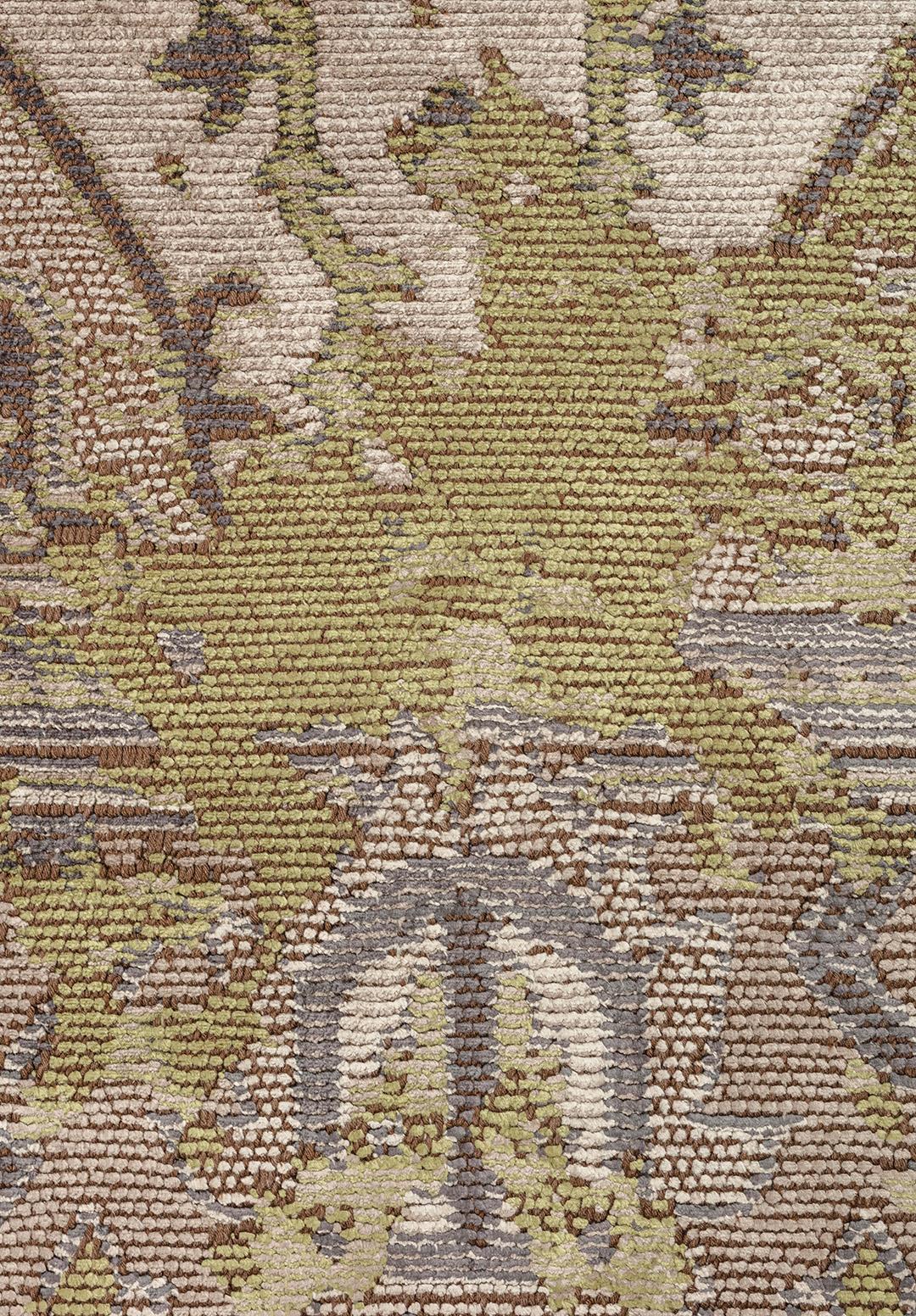 Emperor Green - Dark Grey Rug