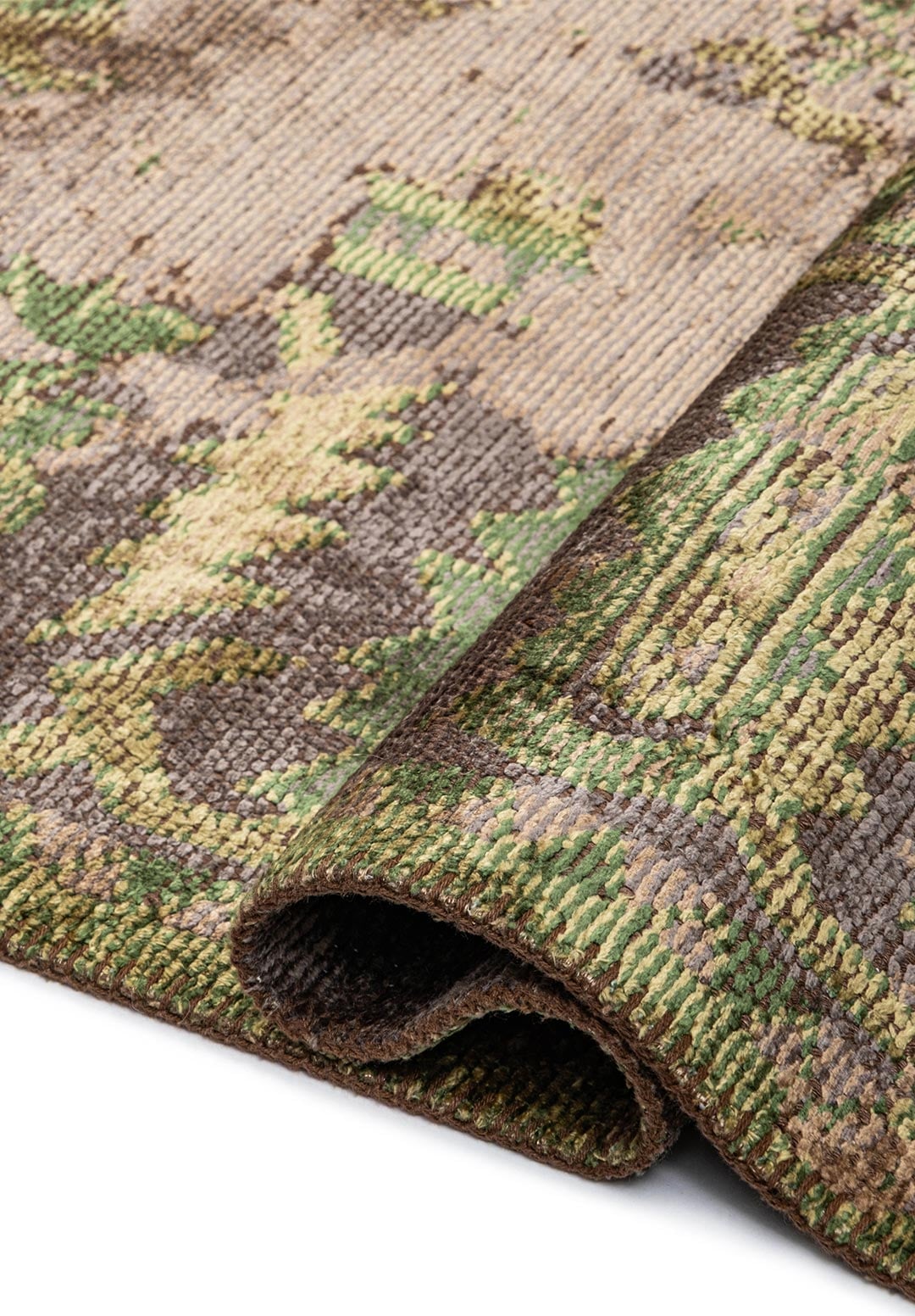 Emperor Mink - Forest Green Rug