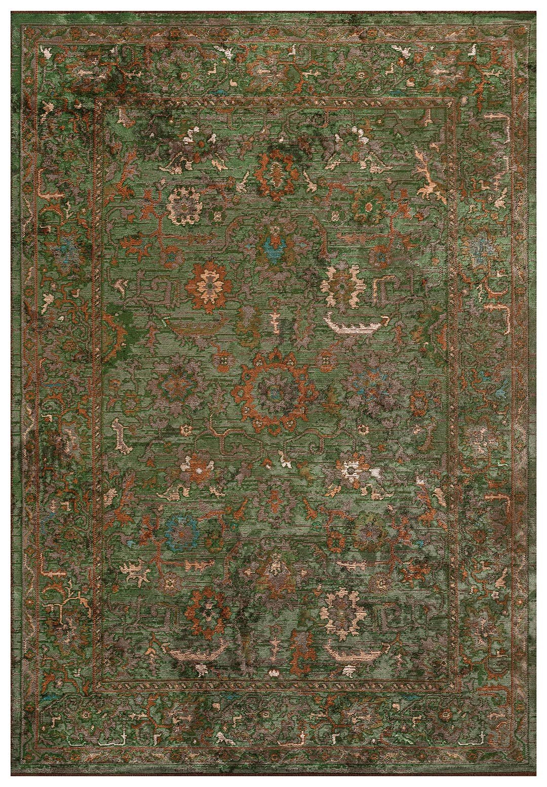 Anatolia Forest Green - Cacao Rug Rugs - Venetto Design Venettodesign.com