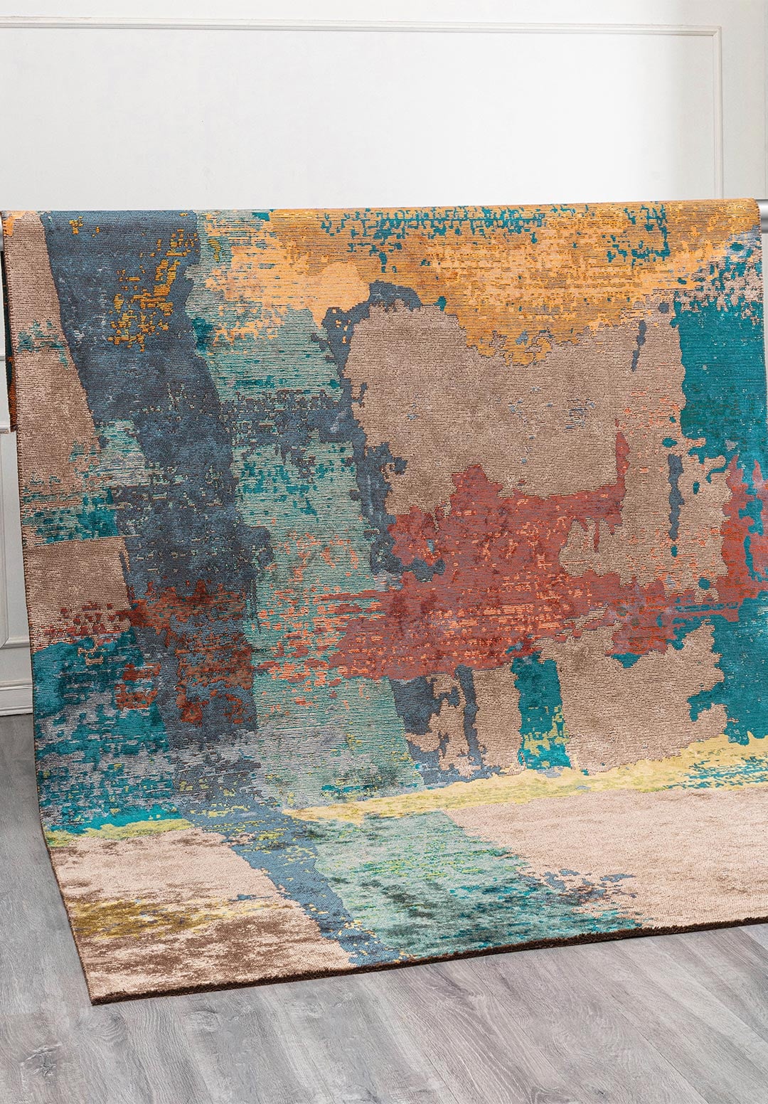 Lush Petrol - Nougat Rug Rugs - Venetto Design Venettodesign.com