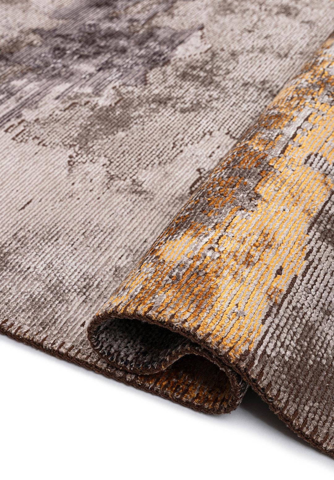 Lush Light Grey - Mustard Rug Rugs - Venetto Design Venettodesign.com