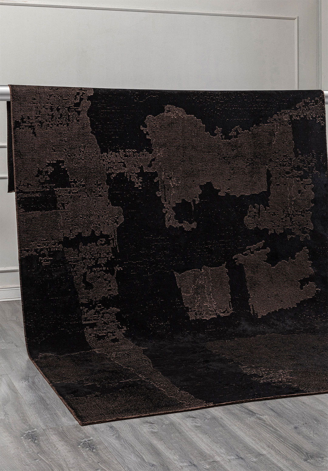 Lush Black Rug Rugs - Venetto Design Venettodesign.com