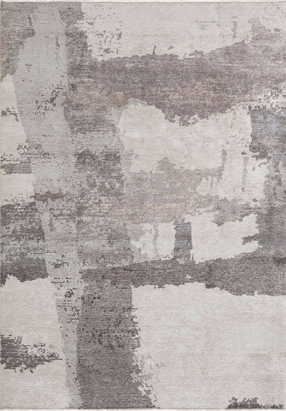 Lush Light Grey - Ecru Rug Rugs - Venetto Design Venettodesign.com